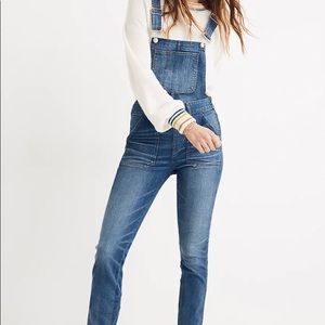 Madewell Skinny Overalls in Jansing Wash - SZ S